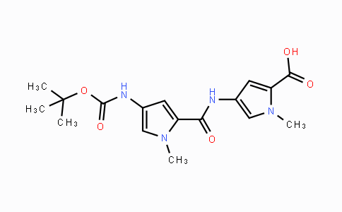 CAS No. 126092-98-6, 4-(4-((tert-Butoxycarbonyl)amino)-1-methyl-1H-pyrrole-2-carboxamido)-1-methyl-1H-pyrrole-2-carboxylic acid