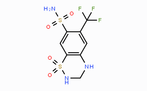 CAS No. 135-09-1, 6-(Trifluoromethyl)-3,4-dihydro-2H-benzo-[e][1,2,4]thiadiazine-7-sulfonamide 1,1-dioxide