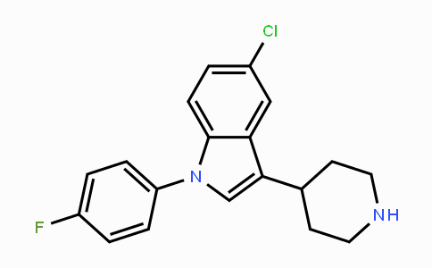 CAS No. 138900-27-3, 5-Chloro-1-(4-fluorophenyl)-3-(piperidin-4-yl)-1H-indole