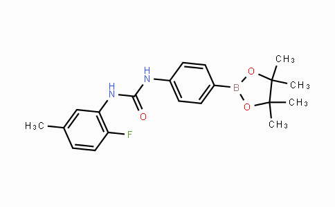 CAS No. 796967-18-5, 1-(2-Fluoro-5-methylphenyl)-3-(4-(4,4,5,5-tetramethyl-1,3,2-dioxaborolan-2-yl)phenyl)urea