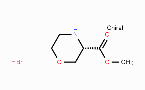 CAS No. 1041173-28-7, (S)-Methyl morpholine-3-carboxylate hydrobromide