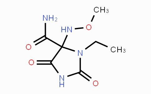 CAS No. 644972-61-2, 3-Ethyl-4-(methoxyamino)-2,5-dioxoimidazolidine-4-carboxamide