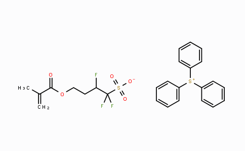 CAS No. 960012-02-6, Triphenylsulfonium 1,1,2-trifluoro-4-(methacryloyloxy)butane-1-sulfonate