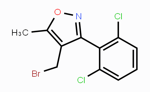 CAS No. 287176-81-2, 4-(Bromomethyl)-3-(2,6-dichlorophenyl)-5-methylisoxazole