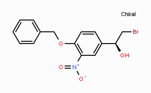 CAS No. 193761-53-4, (S)-1-(4-(Benzyloxy)-3-nitrophenyl)-2-bromoethanol
