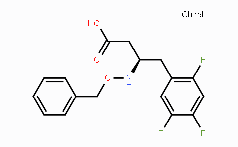 CAS No. 767352-29-4, (R)-3-((Benzyloxy)amino)-4-(2,4,5-trifluorophenyl)butanoic acid