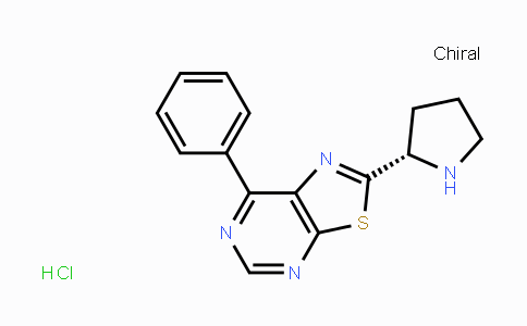 CAS No. 950192-41-3, (S)-7-Phenyl-2-(pyrrolidin-2-yl)thiazolo-[5,4-d]pyrimidine hydrochloride