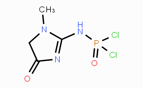 CAS No. 25221-53-8, (1-Methyl-4-oxo-4,5-dihydro-1H-imidazol-2-yl)phosphoramidic dichloride