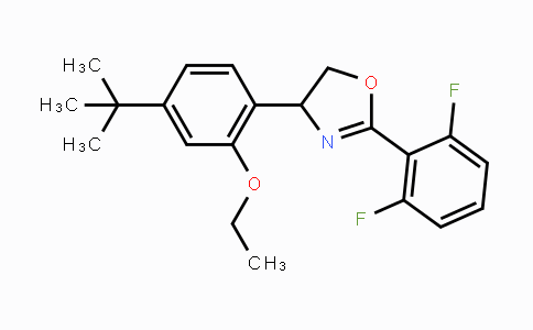 CAS No. 153233-91-1, 4-(4-(tert-Butyl)-2-ethoxyphenyl)-2-(2,6-difluorophenyl)-4,5-dihydrooxazole