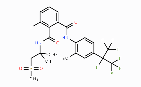 CAS No. 272451-65-7, 3-Iodo-N2-(2-methyl-1-(methylsulfonyl)propan-2-yl)-N1-(2-methyl-4-(perfluoropropan-2-yl)phenyl)phthalamide