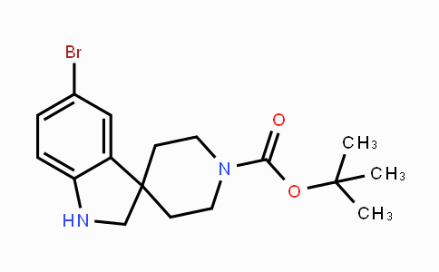 CAS No. 878167-55-6, tert-Butyl 5-bromospiro[indoline-3,4'-piperidine]-1'-carboxylate