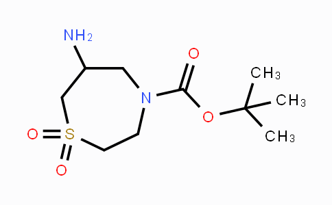 CAS No. 1369503-78-5, tert-Butyl 6-amino-1,4-thiazepane-4-carboxylate 1,1-dioxide