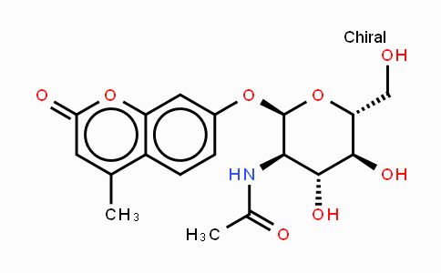 CAS No. 80265-04-9, 4-Methylumbelliferyl-2-acetamido-2-deoxy-alpha-D-glucopyranoside