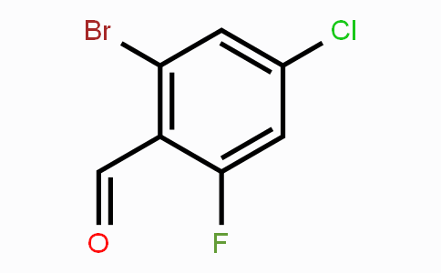 CAS No. 1135531-73-5, 2-Bromo-4-chloro-6-fluorobenzaldehyde