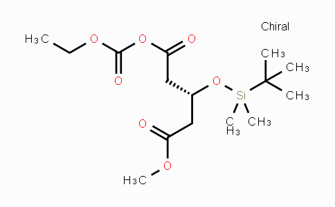 CAS No. 158275-79-7, 1-乙氧羰基-5-甲基-(3R)-叔丁基二甲硅氧基戊二酸酯