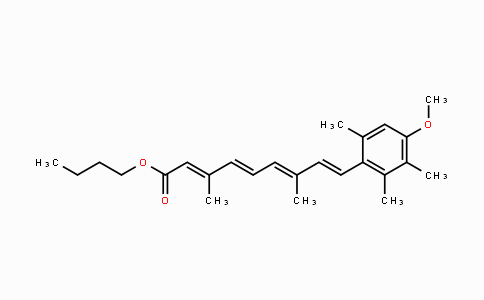 CAS No. 54757-45-8, (2E,4E,6E,8E)-Butyl 9-(4-methoxy-2,3,6-trimethyl-phenyl)-3,7-dimethylnona-2,4,6,8-tetraenoate
