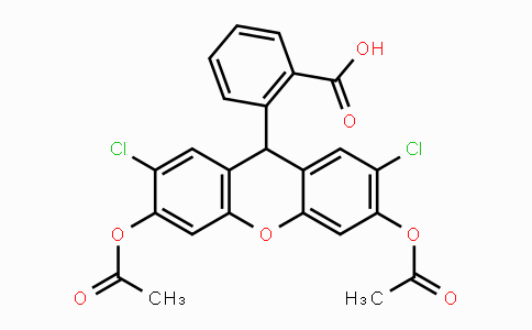 CAS No. 4091-99-0, 2-(3,6-Diacetoxy-2,7-dichloro-9H-xanthen-9-yl)benzoic acid