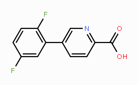 CAS No. 1261947-80-1, 5-(2,5-Difluorophenyl)picolinic acid
