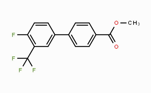 CAS No. 1365271-42-6, Methyl 4'-fluoro-3'-(trifluoromethyl)-[1,1'-biphenyl]-4-carboxylate