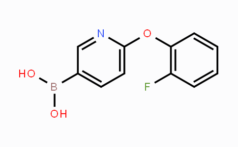 CAS No. 1105663-76-0, (6-(2-Fluorophenoxy)pyridin-3-yl)boronic acid