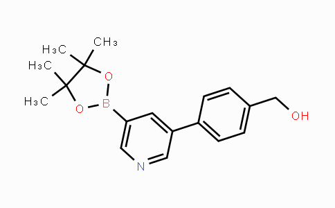 CAS No. 1171892-54-8, (4-(5-(4,4,5,5-Tetramethyl-1,3,2-dioxaborolan-2-yl)pyridin-3-yl)phenyl)methanol
