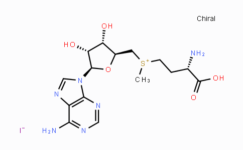 CAS No. 3493-13-8, 5'-[[(3S)-3-Amino-3-carboxypropyl]methylsulfonio]-5'-deoxy-Adenosine iodide