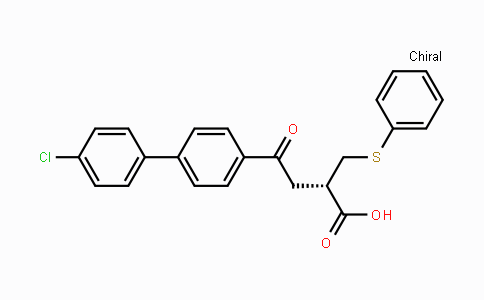 CAS No. 179545-77-8, (S)-4-(4'-Chloro-[1,1'-biphenyl]-4-yl)-4-oxo-2-((phenylthio)methyl)butanoic acid