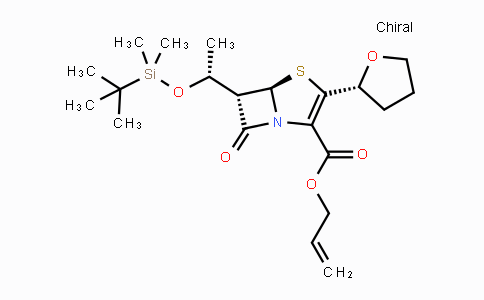 DY115042 | 120705-67-1 | (5R,6S)-Allyl 6-((R)-1-((tert-butyldimethylsilyl)oxy)ethyl)-7-oxo-3-((R)-tetrahydrofuran-2-yl)-4-thia-1-azabicyclo[3.2.0]hept-2-ene-2-carboxylate