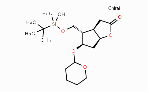 CAS No. 65025-95-8, (3aR,4S,5R,6aS)-4-[[[(1,1-二甲基乙基)二甲基硅基]氧基]甲基]六氢-5-[(四氢-2H-吡喃-2-基)氧基]-2H-环戊并[b]呋喃-2-酮