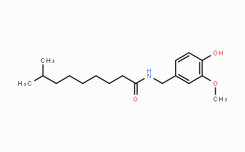 CAS No. 19408-84-5, N-(4-Hydroxy-3-methoxybenzyl)-8-methylnonanamide