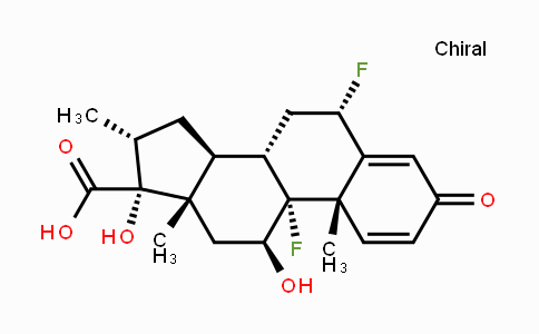 CAS No. 28416-82-2, (6a,9a,11b,16a,17a)-6,9-Difluoro-11,17-dihydroxy-16-methyl-3-oxoandrosta-1,4-diene-17-carboxylic acid
