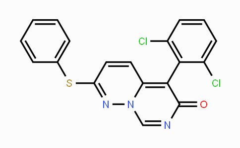 CAS No. 209409-98-3, 5-(2,6-Dichlorophenyl)-2-(phenylthio)-6H-pyrimido[1,6-b]pyridazin-6-one