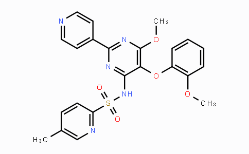 MC115076 | 290815-26-8 | N-(6-Methoxy-5-(2-methoxyphenoxy)-2-(pyridin-4-yl)-pyrimidin-4-yl)-5-methylpyridine-2-sulfonamide