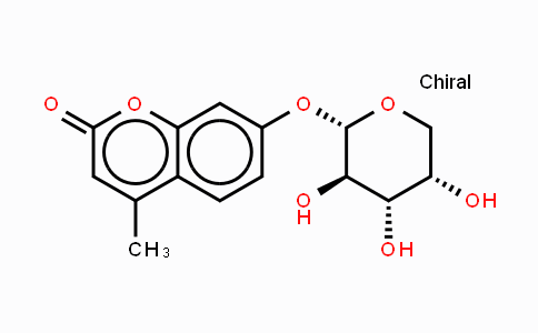 CAS No. 69414-26-2, 4-Methylumbelliferyl alpha-L-arabinopyranoside
