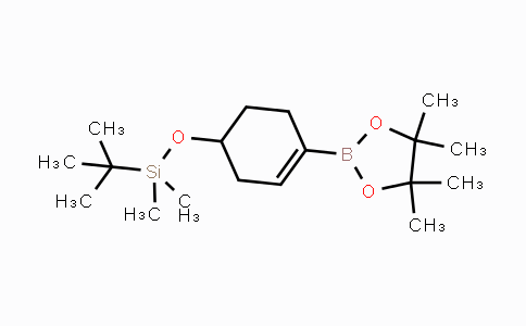 865869-27-8 | tert-Butyldimethyl((4-(4,4,5,5-tetramethyl-1,3,2-dioxaborolan-2-yl)cyclohex-3-en-1-yl)oxy)silane