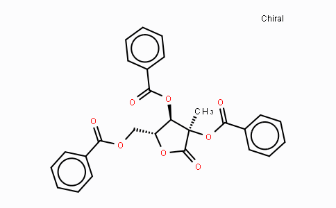 CAS No. 7392-74-7, 2,3,5-Tri-O-benzoyl-2-C-methyl-D-ribonic acid-1,4-lactone