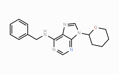 CAS No. 2312-73-4, N-Benzyl-9-(tetrahydro-2H-pyran-2-yl)-9H-purin-6-amine
