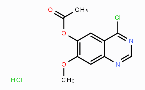 CAS No. 179688-54-1, 4-Chloro-7-methoxyquinazolin-6-yl acetate hydrochloride