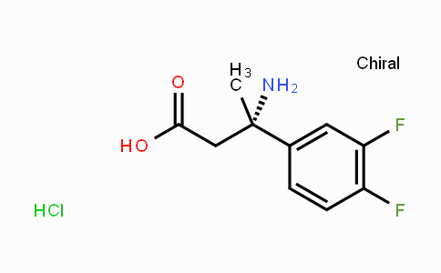 CAS No. 270063-53-1, (S)-3-Amino-3-(3,4-difluorophenyl)-butanoic acid hydrochloride
