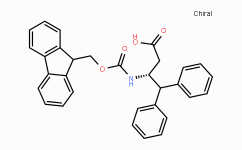 CAS No. 332062-10-9, (R)-3-((((9H-Fluoren-9-yl)methoxy)carbonyl)-amino)-4,4-diphenylbutanoic acid