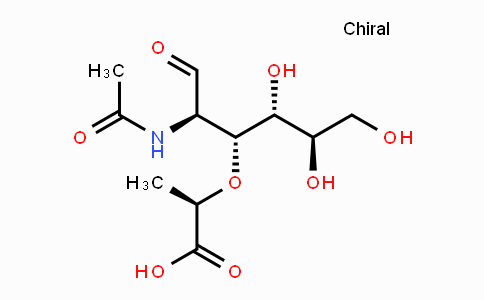 CAS No. 10597-89-4, (R)-2-(((2R,3R,4R,5R)-2-Acetamido-4,5,6-trihydroxy-1-oxohexan-3-yl)oxy)propanoic acid