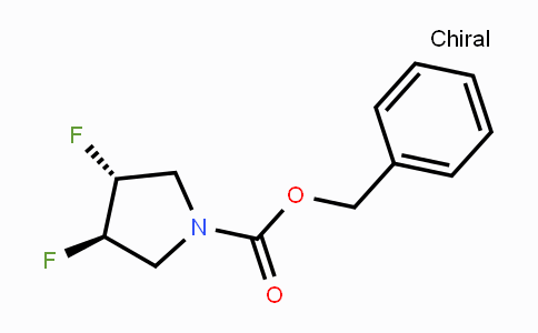 CAS No. 790658-58-1, (3R,4R)-Benzyl 3,4-difluoropyrrolidine-1-carboxylate