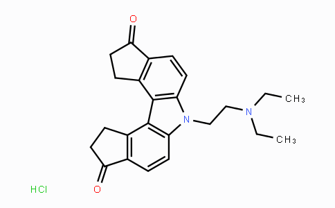 CAS No. 1197397-92-4, 6-(2-(Diethylamino)ethyl)-10,11-dihydro-1H-dicyclo-penta[c,g]carbazole-3,9(2H,6H)-dione hydrochloride