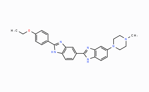 CAS No. 23491-52-3, 2'-(4-Ethoxyphenyl)-5-(4-methylpiperazin-1-yl)-1H,1'H-2,5'-bibenzo[d]imidazole