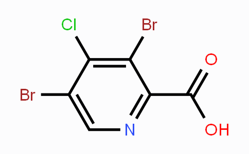 CAS No. 698393-07-6, 3,5-Dibromo-4-chloropicolinic acid