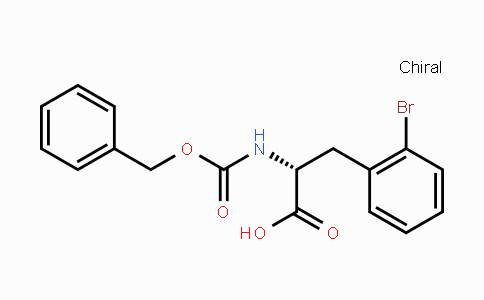 CAS No. 123098-44-2, (R)-2-(((Benzyloxy)carbonyl)amino)-3-(2-bromophenyl)propanoic acid