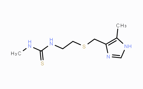 CAS No. 34839-70-8, 1-Methyl-3-(2-(((5-methyl-1H-imidazol-4-yl)methyl)thio)ethyl)thiourea