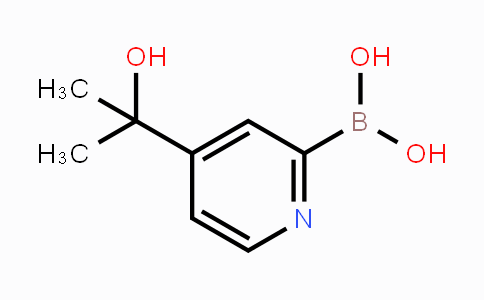CAS No. 1310385-00-2, (4-(2-Hydroxypropan-2-yl)pyridin-2-yl)boronic acid