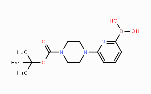 CAS No. 1264178-71-3, (6-(4-(tert-Butoxycarbonyl)piperazin-1-yl)pyridin-2-yl)boronic acid