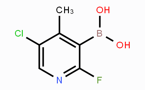 CAS No. 1072944-13-8, (5-Chloro-2-fluoro-4-methylpyridin-3-yl)boronic acid
